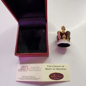 Exquisite trio set of miniature crowns by M&M Watch Company